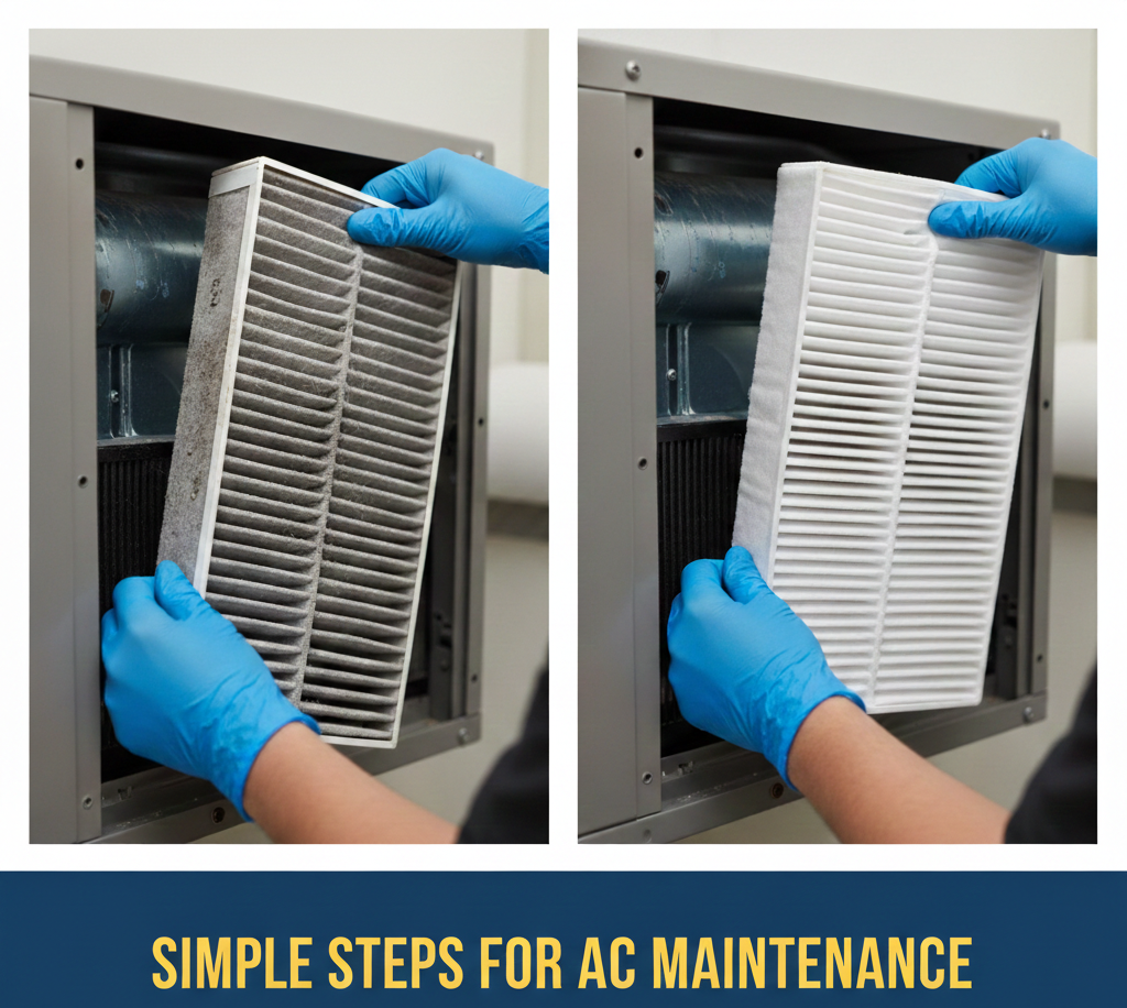 Simple Steps For AC Maintenance